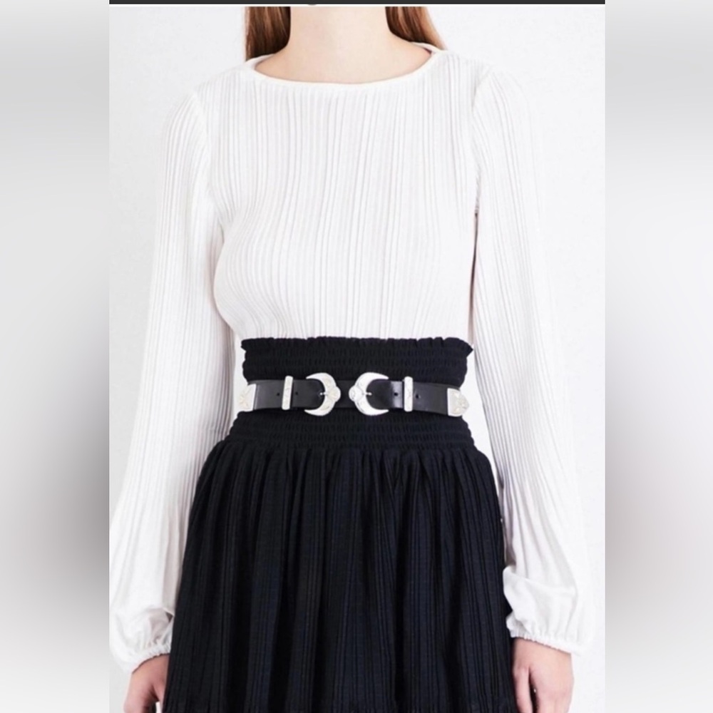 Maje pleated blouse